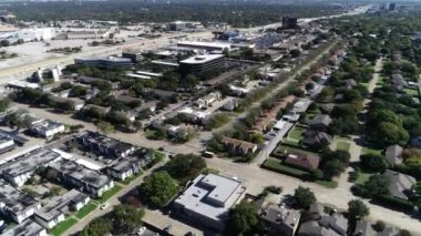 Houston Teksas Hava Aracı Hava Görüntüsü