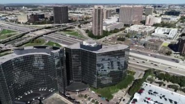 Houston Teksas Hava Aracı Hava Görüntüsü