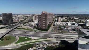 Houston Teksas Hava Aracı Hava Görüntüsü