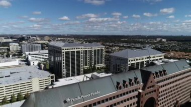 Houston Teksas Hava Aracı Hava Görüntüsü