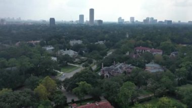 Houston Teksas Hava Aracı Hava Görüntüsü