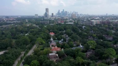 Houston Teksas Hava Aracı Hava Görüntüsü