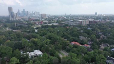 Houston Teksas Hava Aracı Hava Görüntüsü
