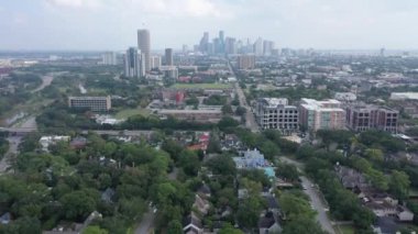 Houston Teksas Hava Aracı Hava Görüntüsü