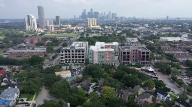 Houston Teksas Hava Aracı Hava Görüntüsü