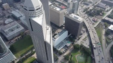 Houston Teksas Hava Aracı Hava Görüntüsü