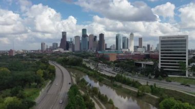 Houston Teksas Hava Aracı Hava Görüntüsü