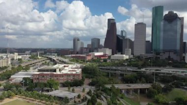 Houston Teksas Hava Aracı Hava Görüntüsü