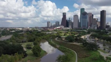 Houston Teksas Hava Aracı Hava Görüntüsü
