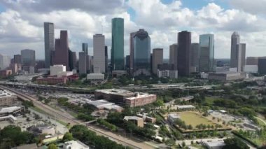 Houston Teksas Hava Aracı Hava Görüntüsü