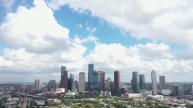 Houston Teksas Hava Aracı Hava Görüntüsü