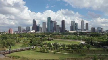Houston Teksas Hava Aracı Hava Görüntüsü