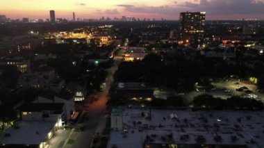 Houston Teksas Hava Aracı Hava Görüntüsü