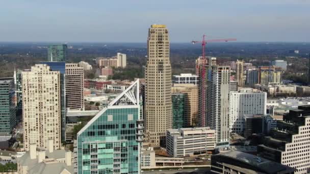 Aerial Buckhead Атланта Джорджия — стоковое видео