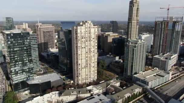 Aerial Buckhead Atlanta Georgia — стокове відео