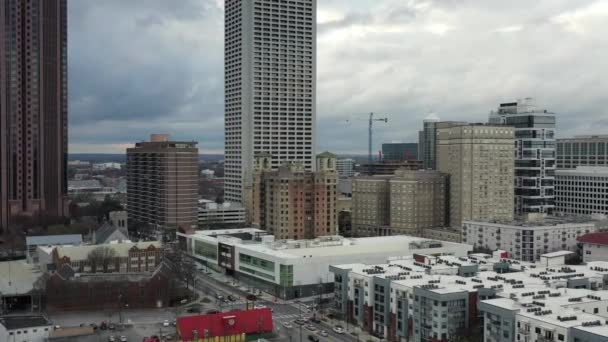 Aerial Downtown Atlanta Georgia — Vídeo de Stock