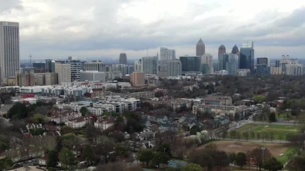 Aerial Downtown Atlanta Georgia — Stock Video