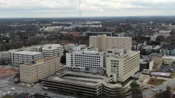 乔治亚州亚特兰大市中心的空中 — 图库视频影像