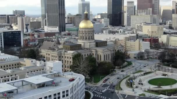 Aerial Downtown Atlanta Georgia — 비디오