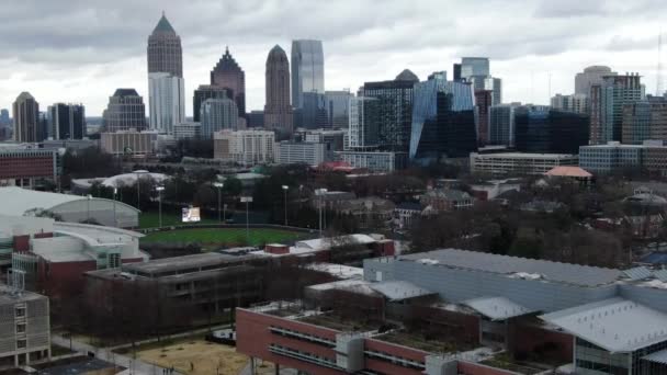 Aerial Downtown Atlanta Γεωργία — Αρχείο Βίντεο