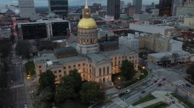 Aerial of Downtown Atlanta, Georgia