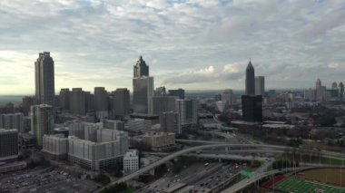 Aerial of Downtown Atlanta, Georgia