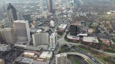Aerial of Downtown Atlanta, Georgia