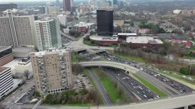 Aerial of Downtown Atlanta, Georgia