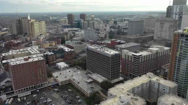 Luchtfoto Van Downtown Atlanta Georgia — Stockvideo