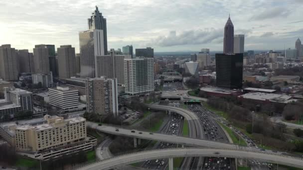 Letectvo Downtown Atlanta Georgia — Stock video