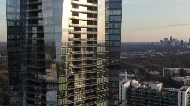 Antenn Från Buckhead Atlanta Georgien — Stockvideo