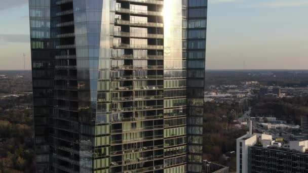 Aerial Buckhead Атланта Джорджия — стоковое видео