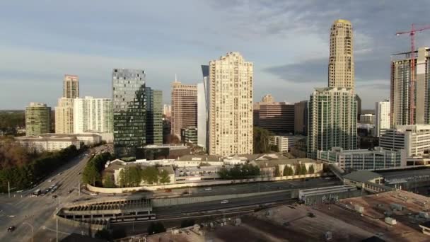 Aerial Buckhead Atlanta Georgia — Stok video