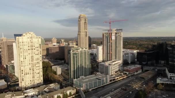 Antenne Von Buckhead Atlanta Georgia — Stockvideo