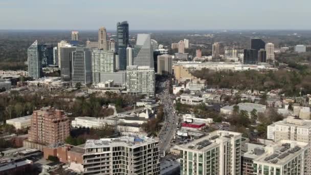Aerial Buckhead Atlanta Georgia — ストック動画