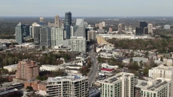 Aerial Buckhead Atlanta Georgia — Stockvideo