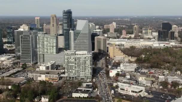 Aerial Buckhead Atlanta Georgia — стокове відео