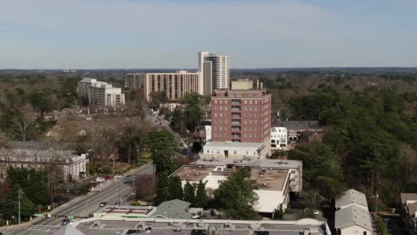 Antenn Från Buckhead Atlanta Georgien — Stockvideo