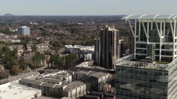 Aerial Buckhead Atlanta Georgia — стокове відео