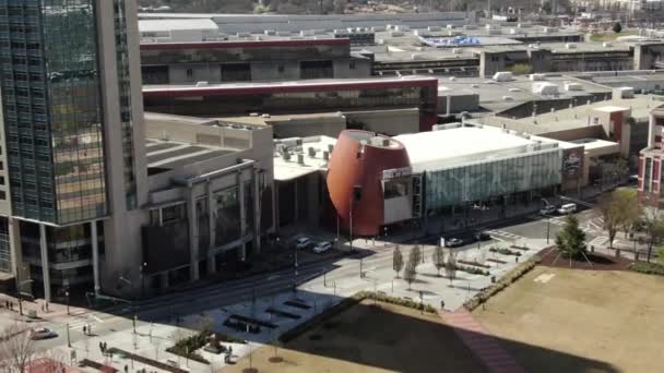 Ponto Vista Aéreo Centro Atlanta Geórgia Apresenta Uma Paisagem Urbana — Vídeo de Stock