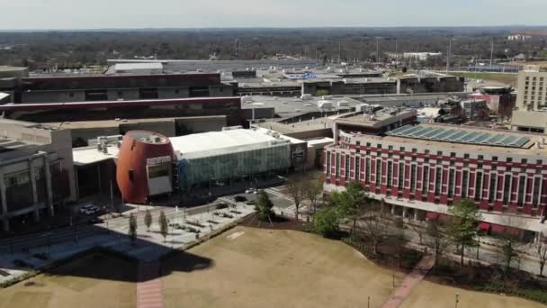 Ponto Vista Aéreo Centro Atlanta Geórgia Apresenta Uma Paisagem Urbana — Vídeo de Stock