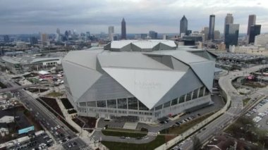 Aerial of Downtown Atlanta, Georgia
