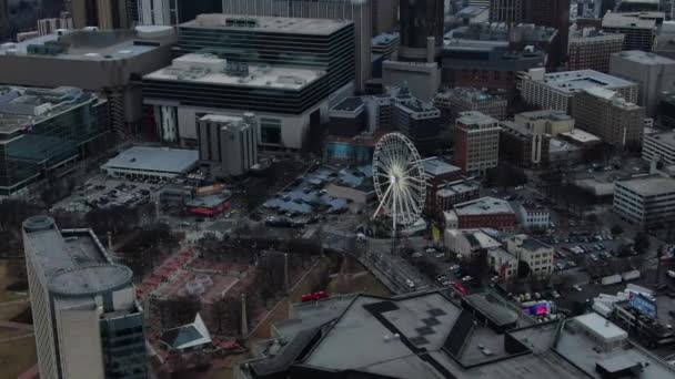 Aerial Downtown Atlanta Georgia — Stock video