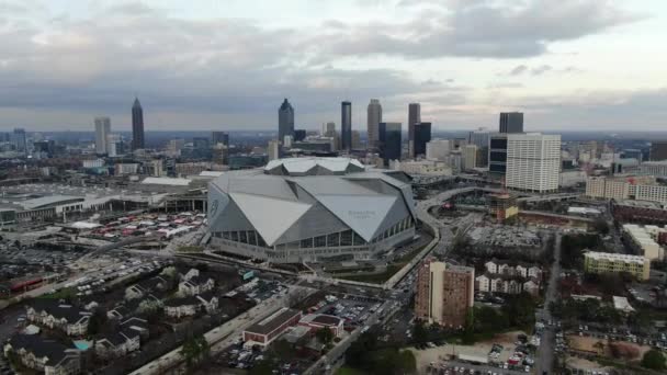 Aerial Downtown Atlanta Georgia — стокове відео