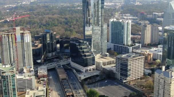 Aerial Buckhead Atlanta Georgia — Stockvideo