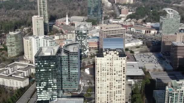 Aerial Buckhead Atlanta Georgia — Video Stock