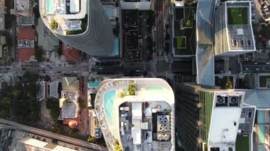 Yüksek Açılı Çatı Havuzu, Brickell, Miami