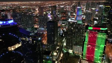 Brickell Havalimanı, Miami, Florida Skyline