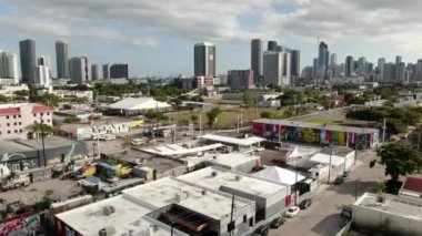 Wynwood Duvarlarının Kuş Gözü Havası, Miami, Florida