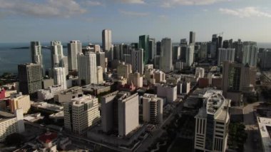 Brickell Havalimanı Skyline, Miami, Florida
